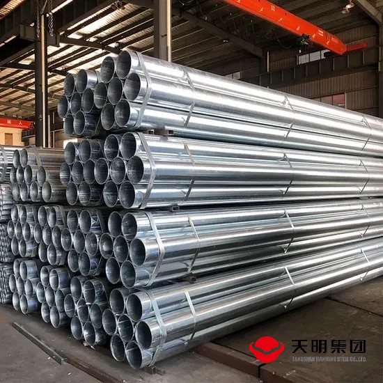Construction A36 A53 S275 S235jr Q195 Q235 Pre Round Gi Tube Hot Dipped Galvanized Steel Pipe